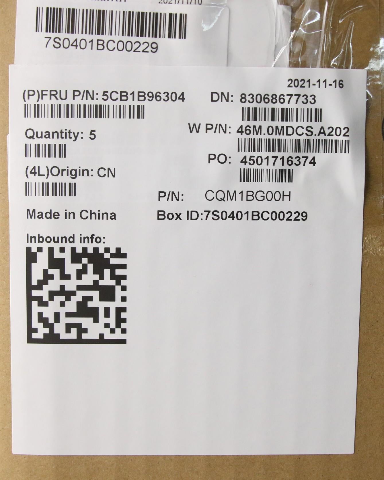Lenovo Cover Upper Case Asm_Uke W 82H - 5CB1B96304