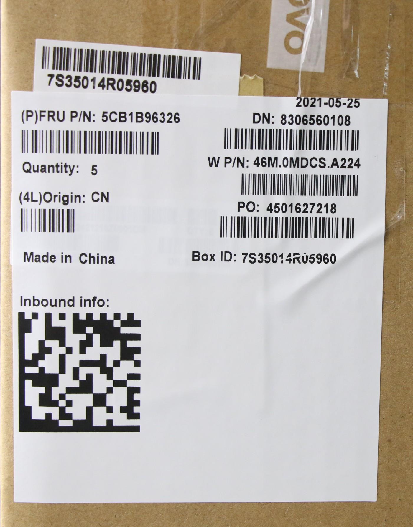 Lenovo Cover Upper Case Asm_Slv W 82H - 5CB1B96326