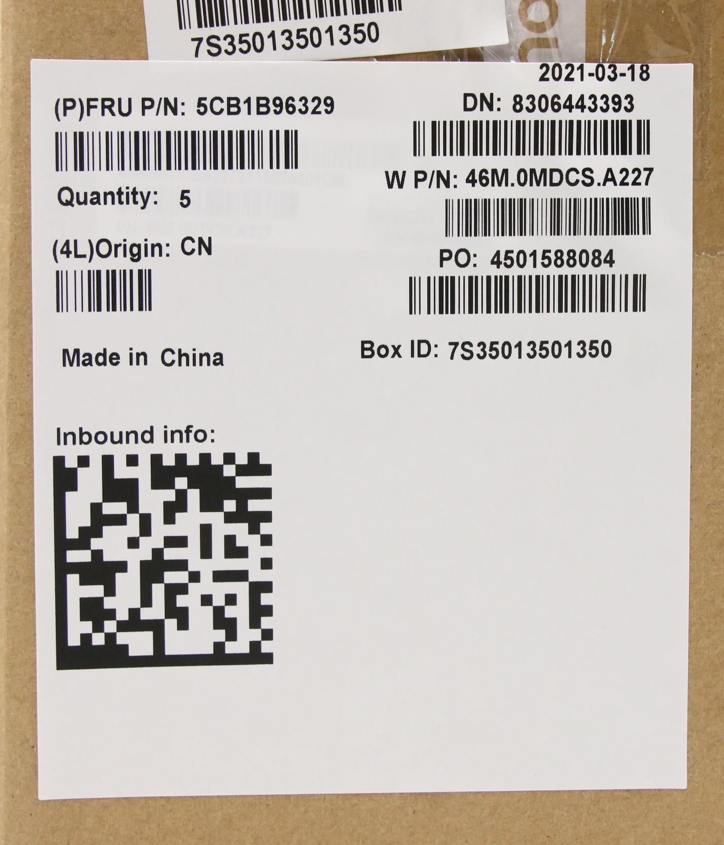 Lenovo Cover Upper Case Asm_Cze/Slk W - 5CB1B96329