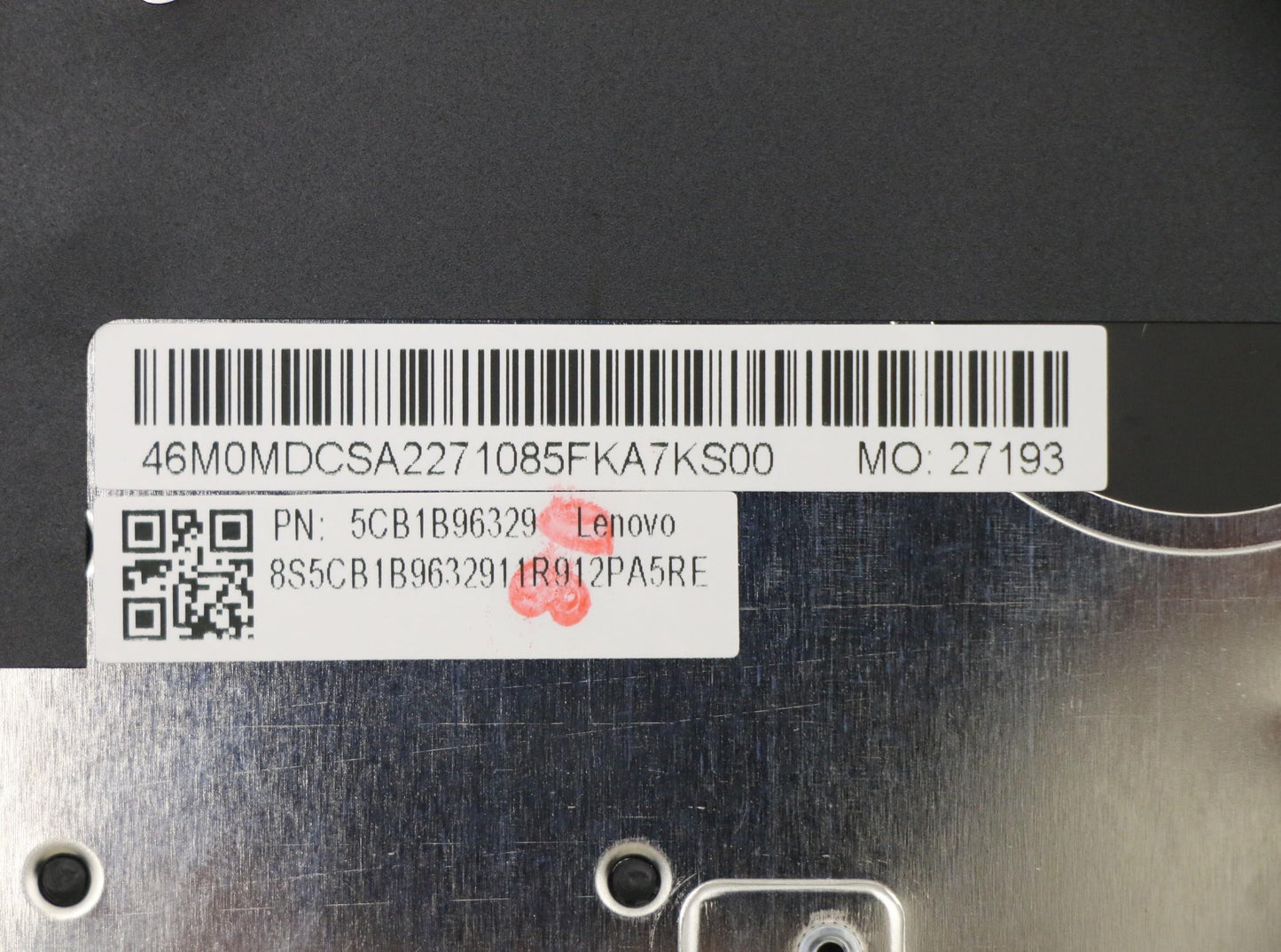 Lenovo Cover Upper Case Asm_Cze/Slk W - 5CB1B96329
