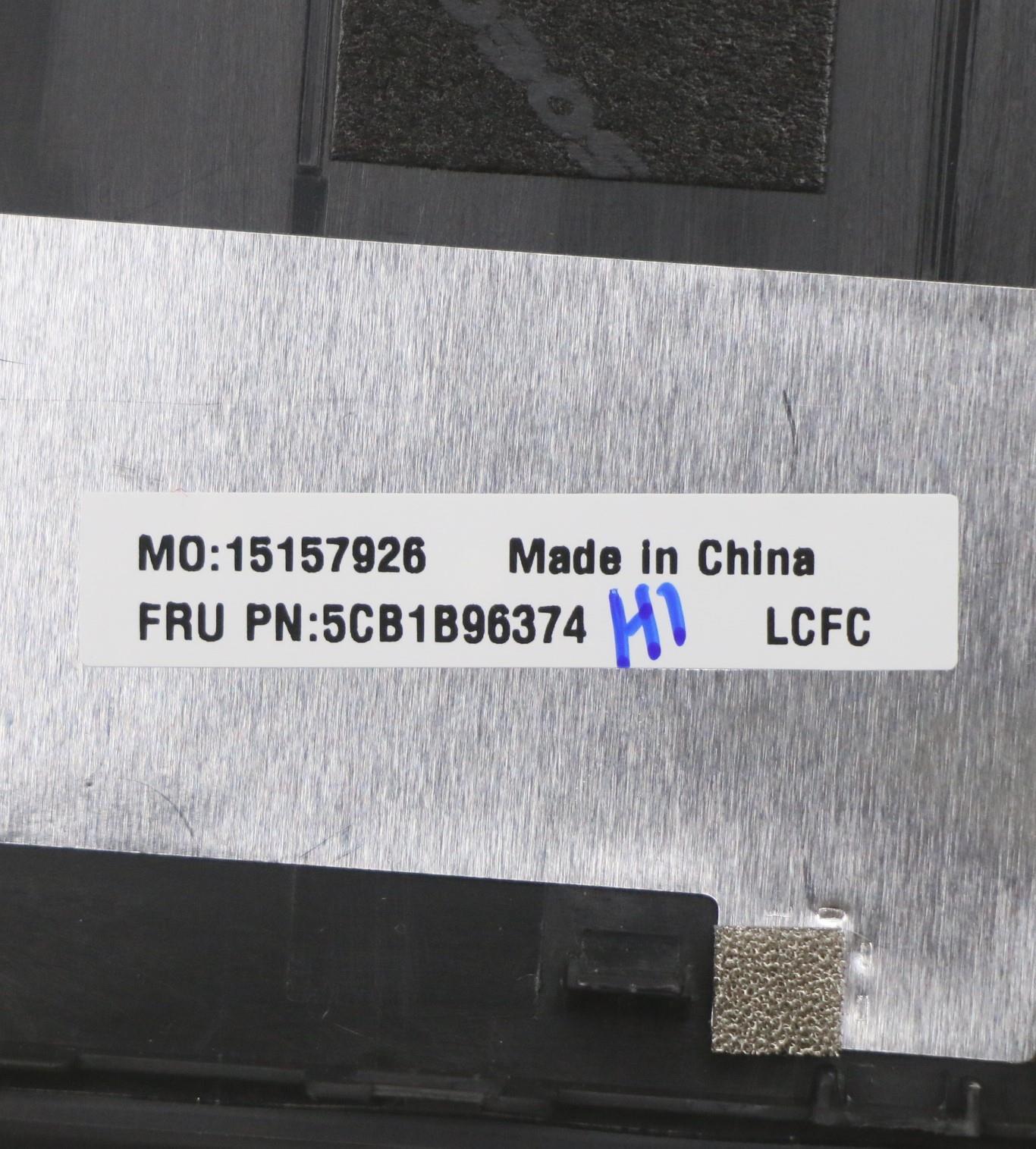 Lenovo Black LCD Cover - 5CB1B96374