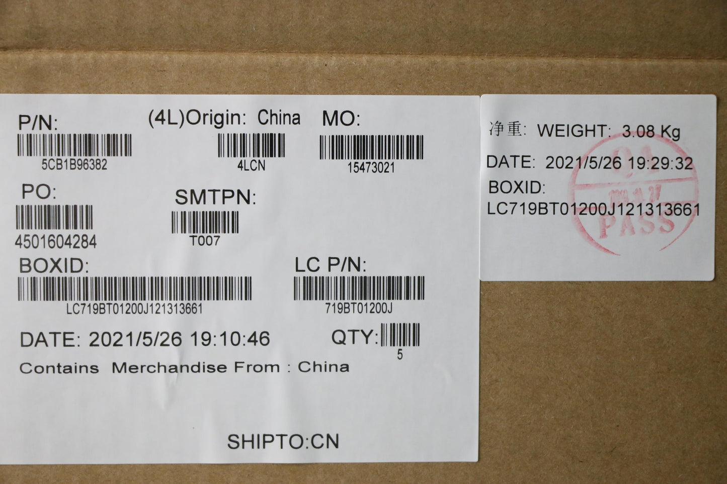 Lenovo Cover Upper Case Asm_Fra L82Ka - 5CB1B96382