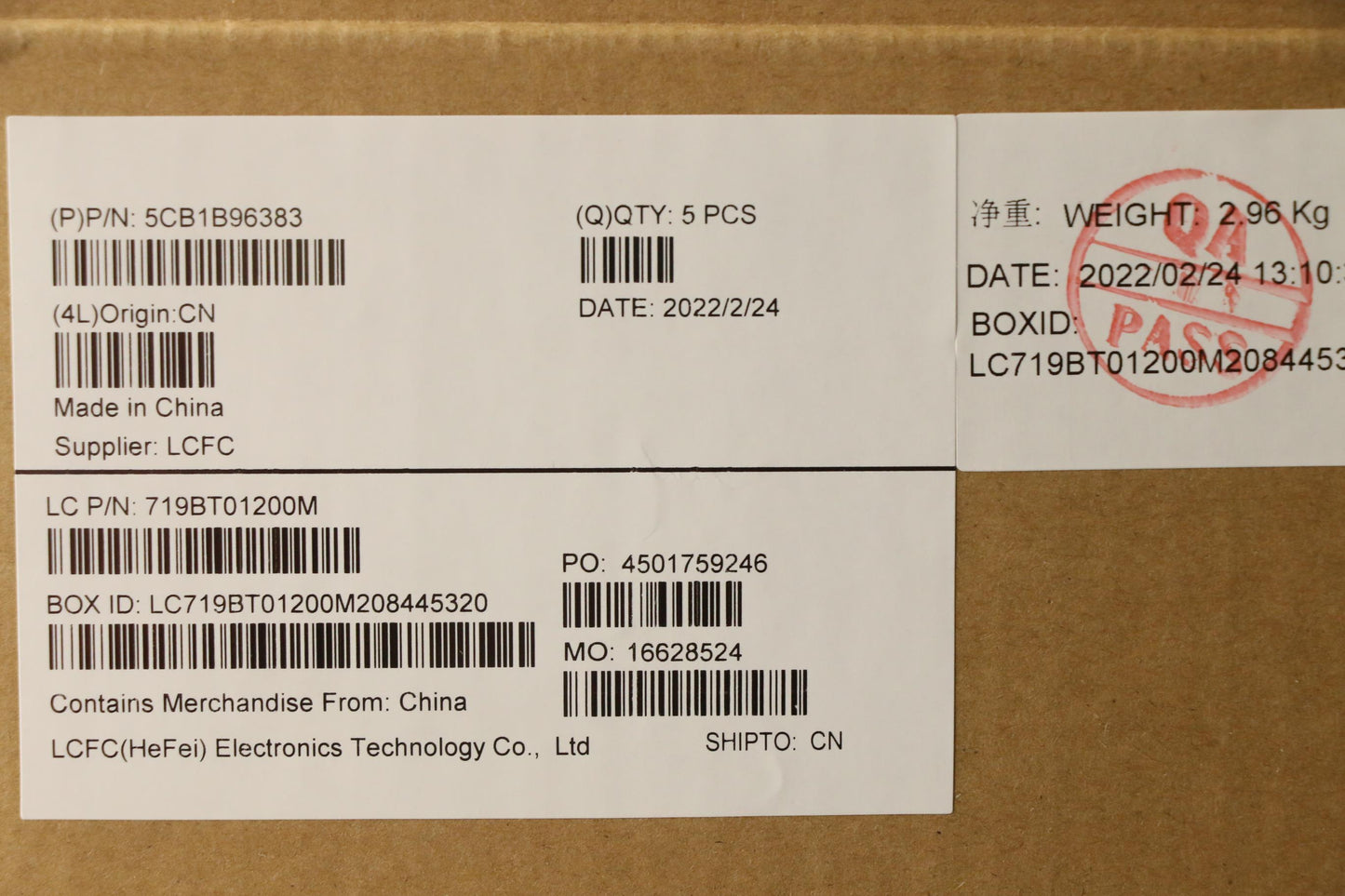 Lenovo Cover Upper Case Asm_Fra/Ara L - 5CB1B96383