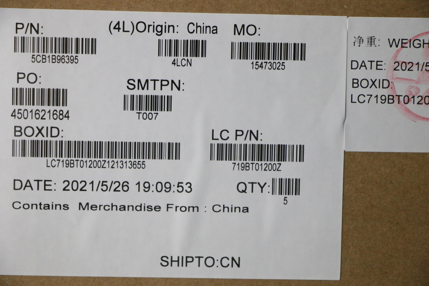 Lenovo Cover Upper Case Asm_Nordic L8 - 5CB1B96395