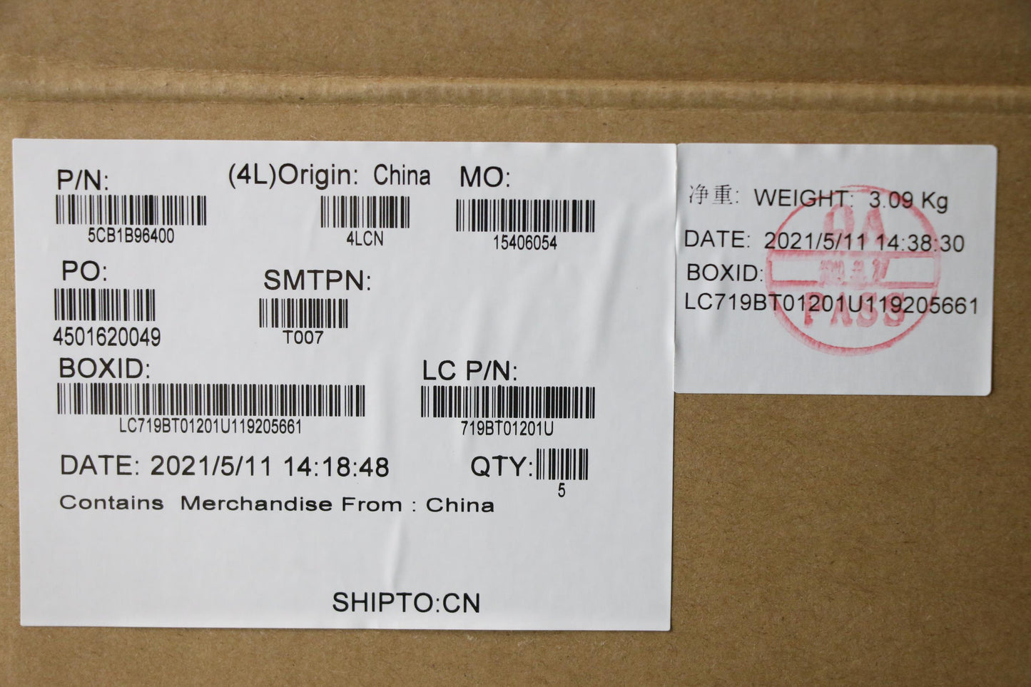 Lenovo Cover Upper Case Asm_Sws L82Ka - 5CB1B96400