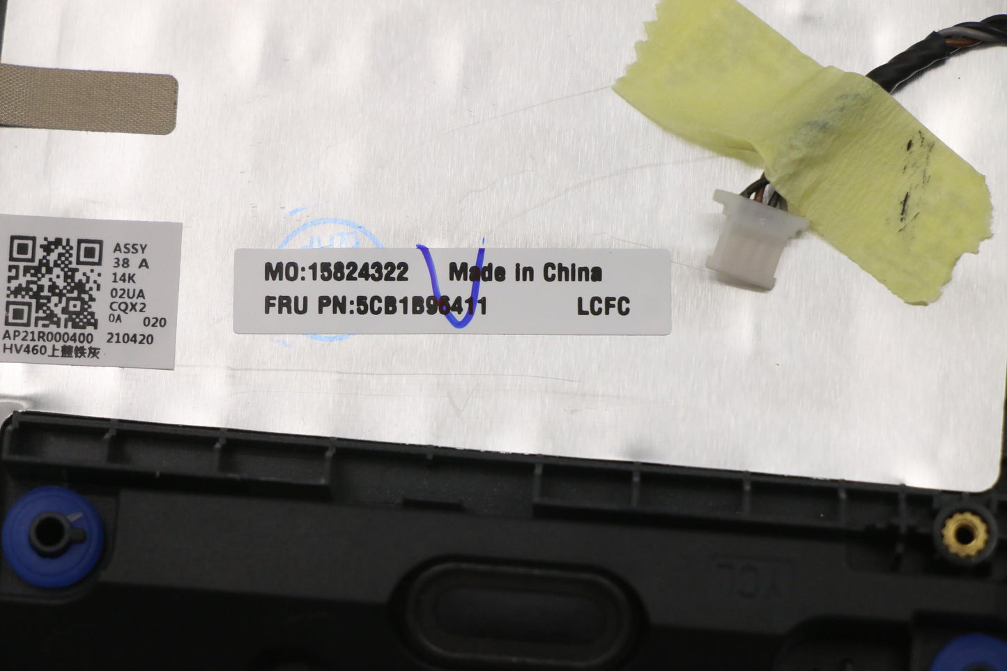 Lenovo Cover Upper Case Asm_Euro Eng - 5CB1B96411