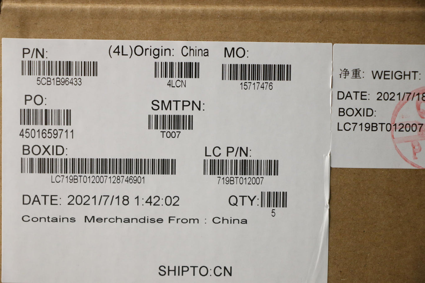 Lenovo Cover Upper Case Asm_Thai L82K - 5CB1B96433