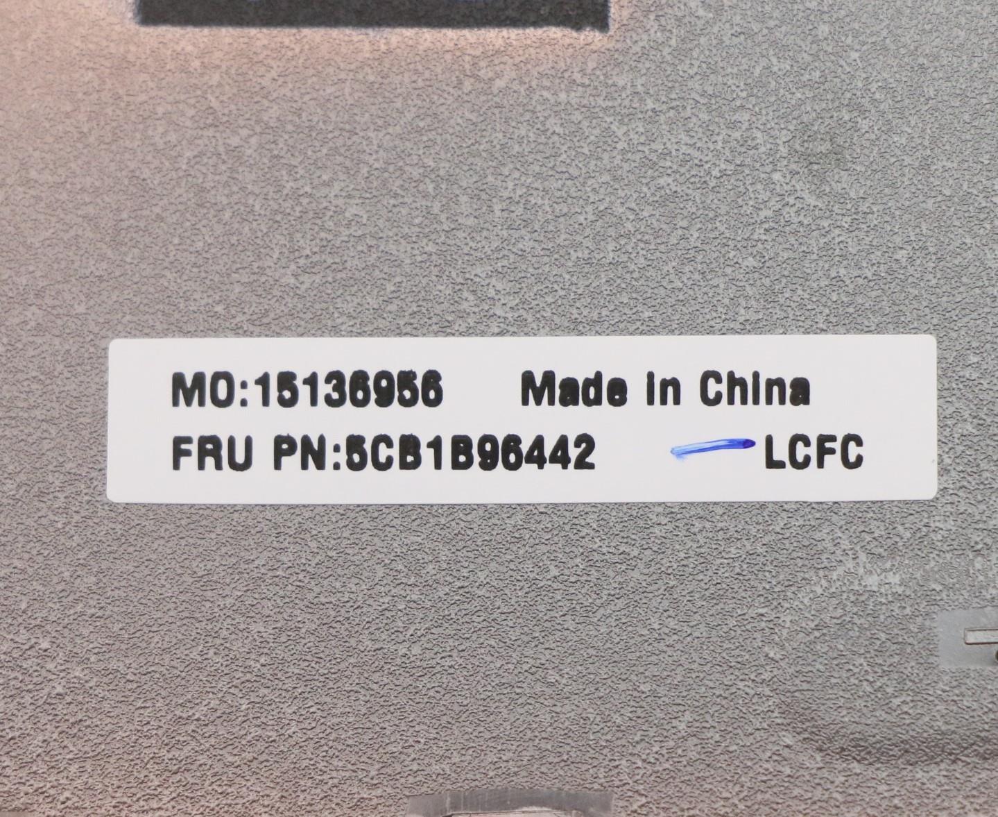 Lenovo Cover Lower Case L 82Kb Blk Um - 5CB1B96442