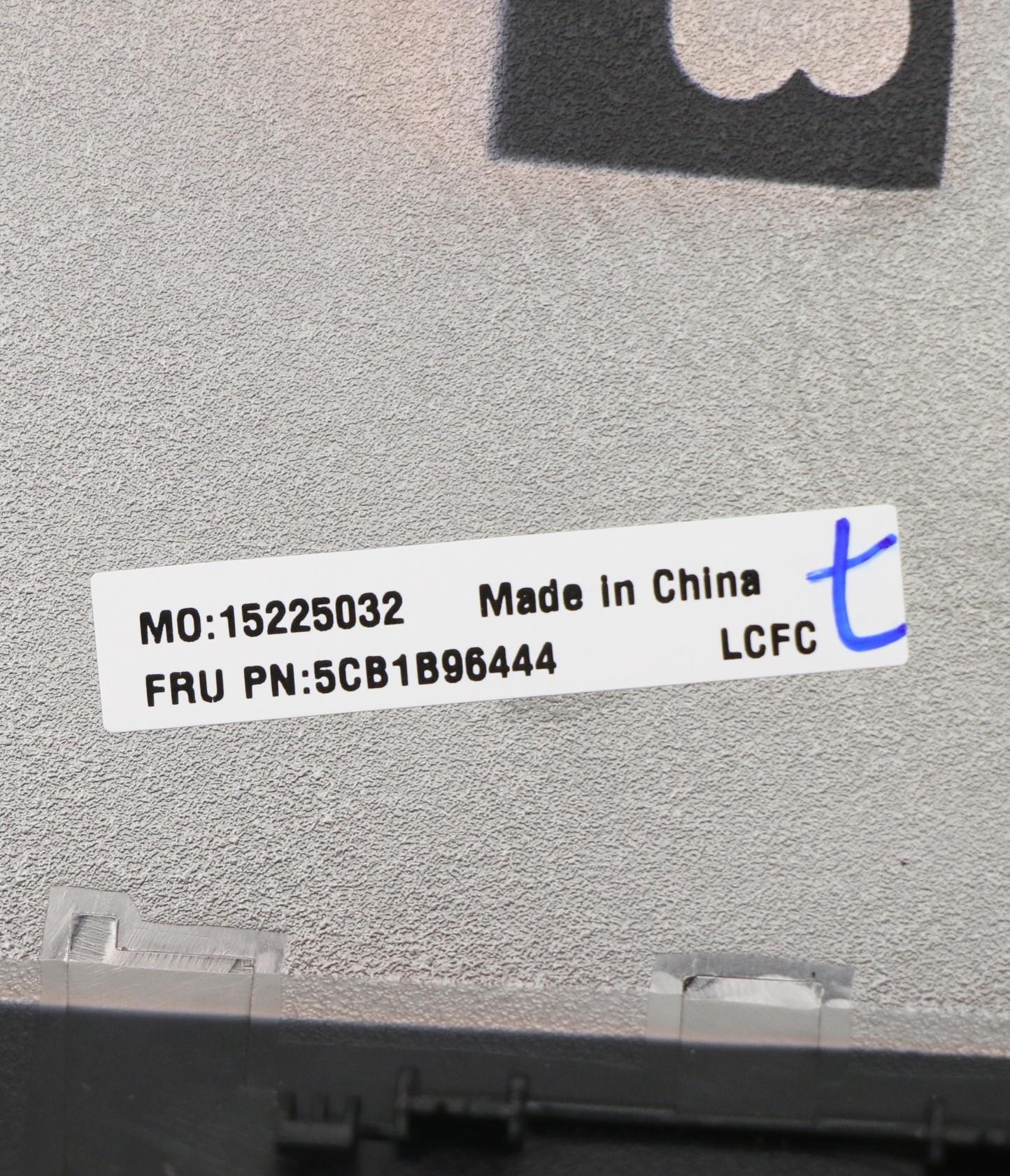 Lenovo Cover Lower Case L 82Kb Blk Di - 5CB1B96444