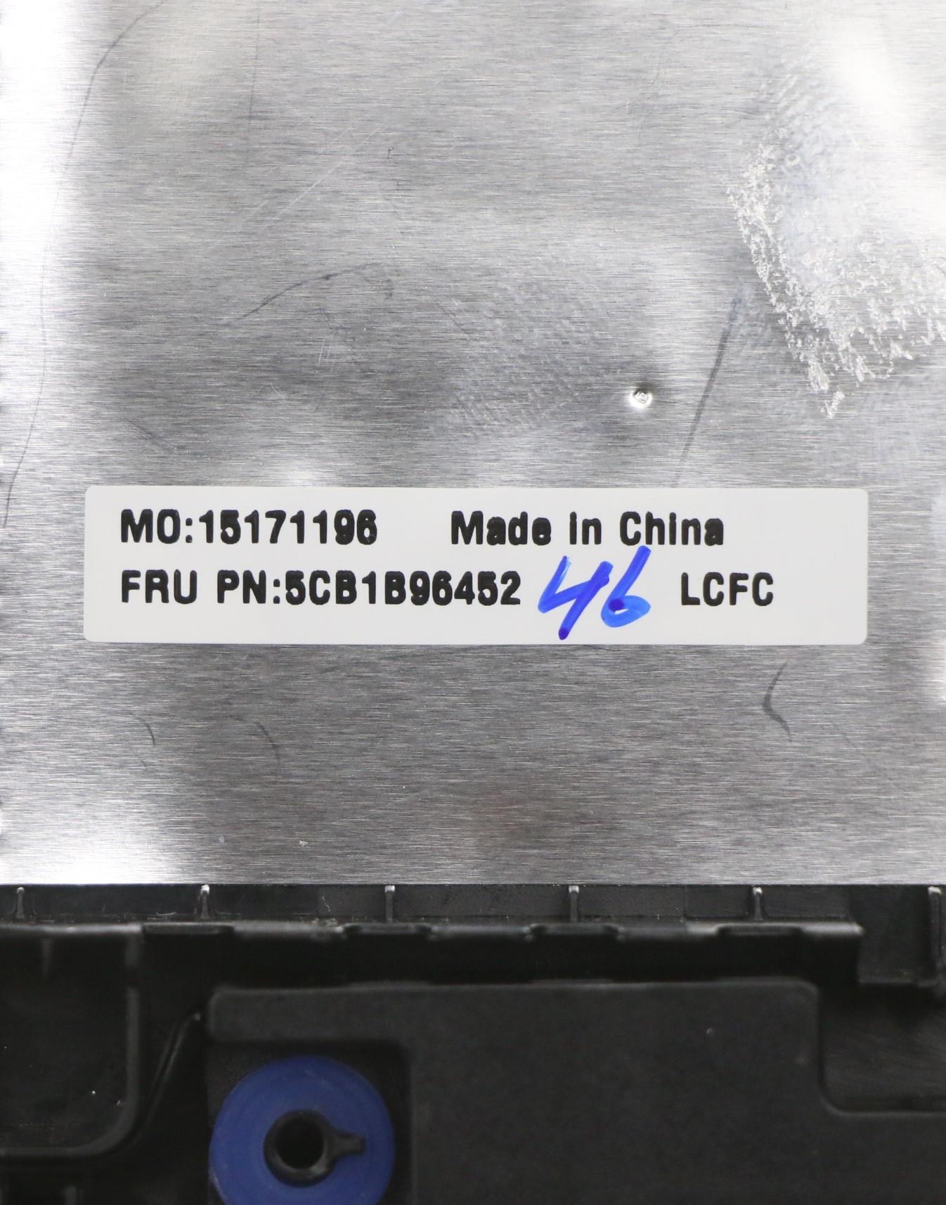 Lenovo Cover Upper Case Asm_Euro Eng - 5CB1B96452