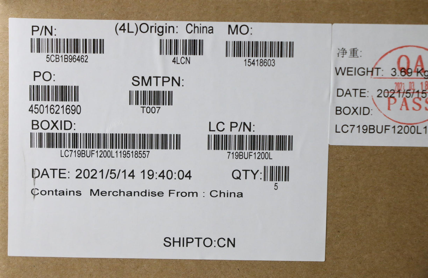 Lenovo Cover Upper Case Asm_Ita L82Kb - 5CB1B96462
