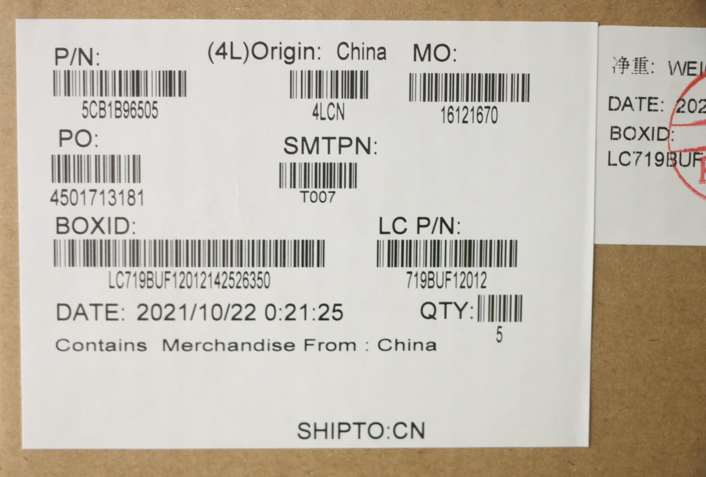 Lenovo Cover Upper Case Asm_Thai L82K - 5CB1B96505
