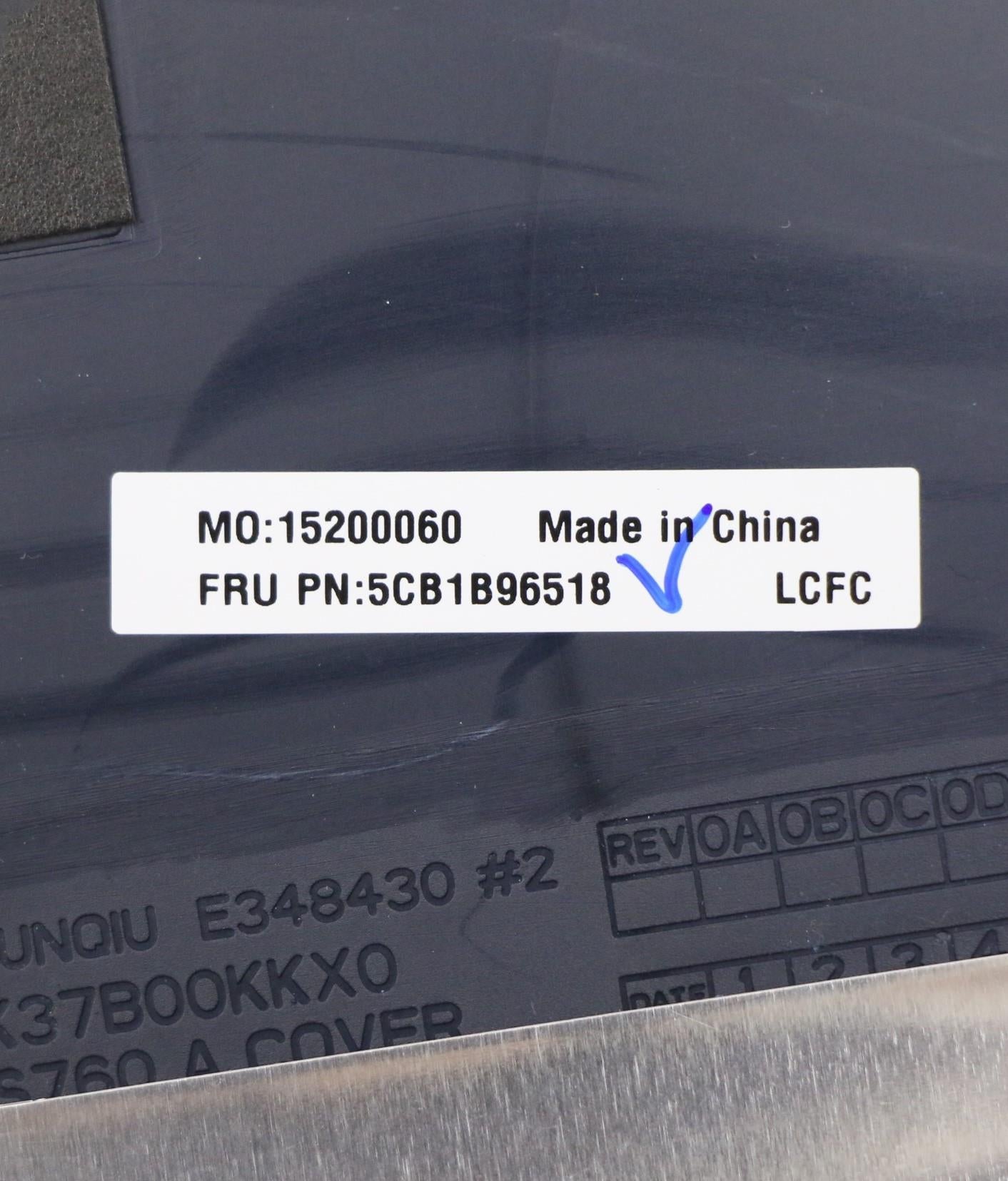 Lenovo Cover Lcd Cover L 82H9 Ab - 5CB1B96518
