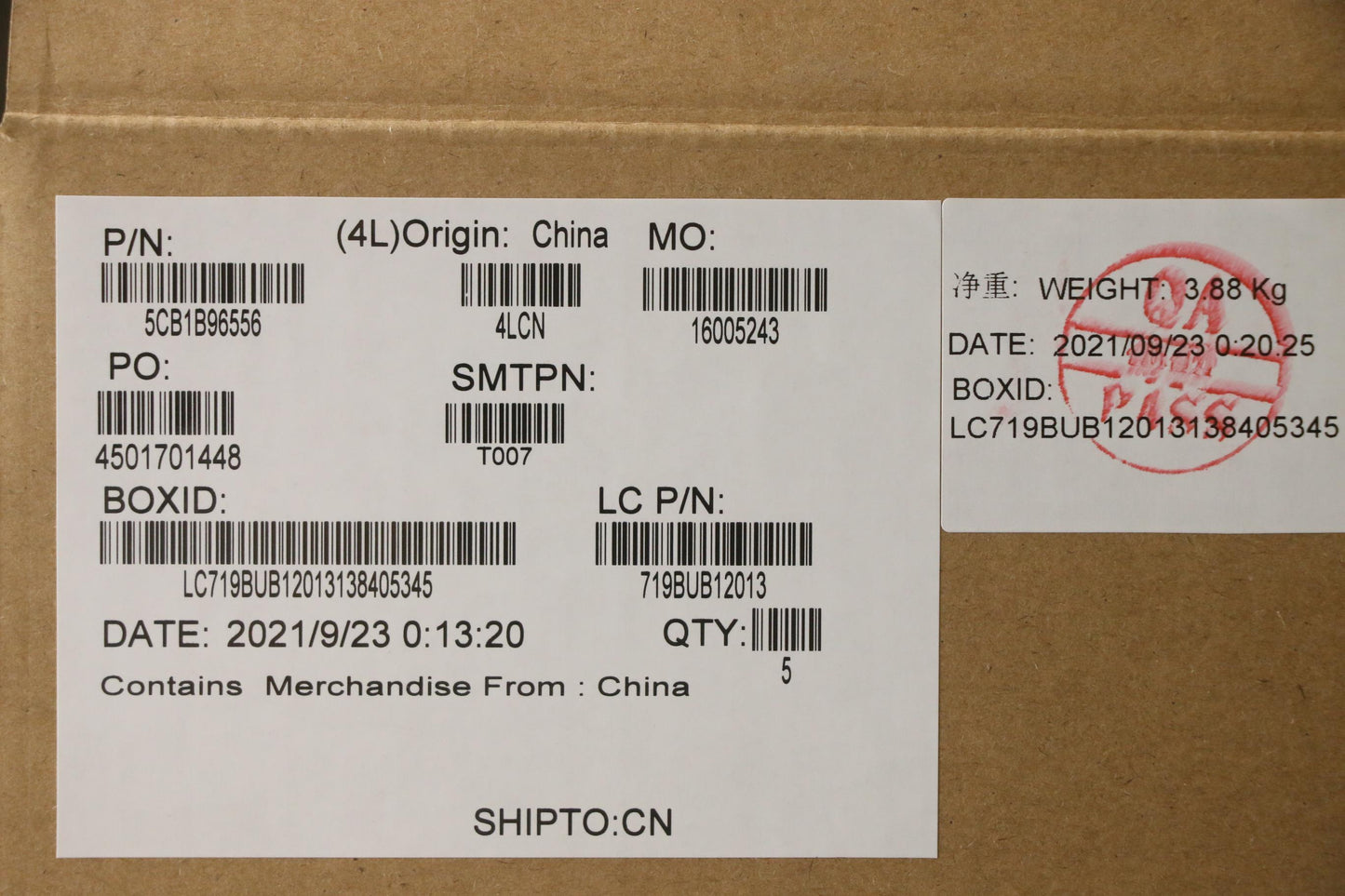 Lenovo Cover Upper Case Asm_Ita L82H9 - 5CB1B96556