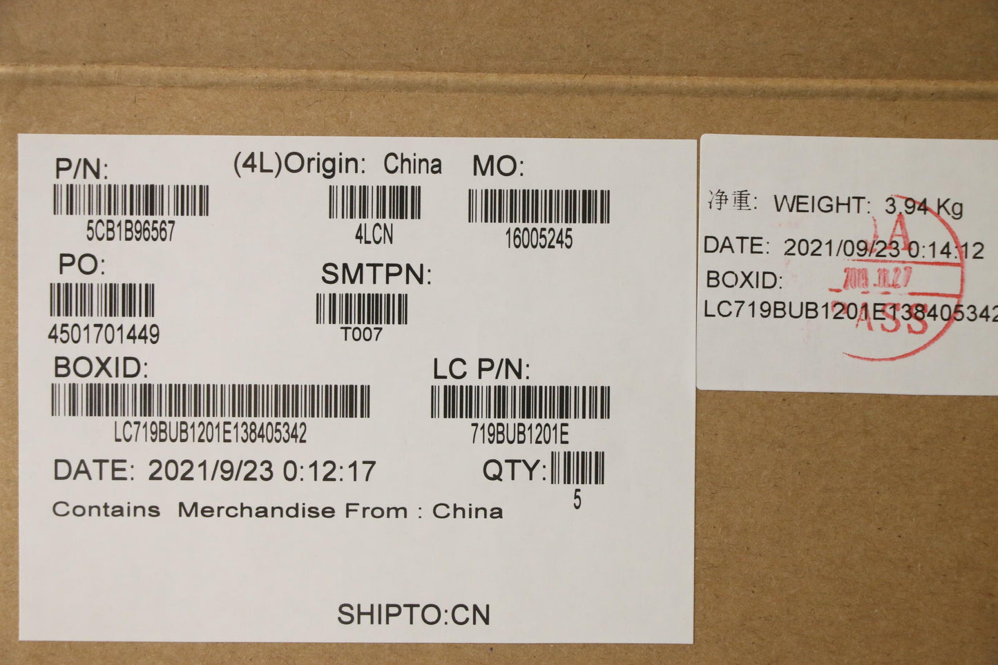 Lenovo Cover Upper Case Asm_Spa L82H9 - 5CB1B96567