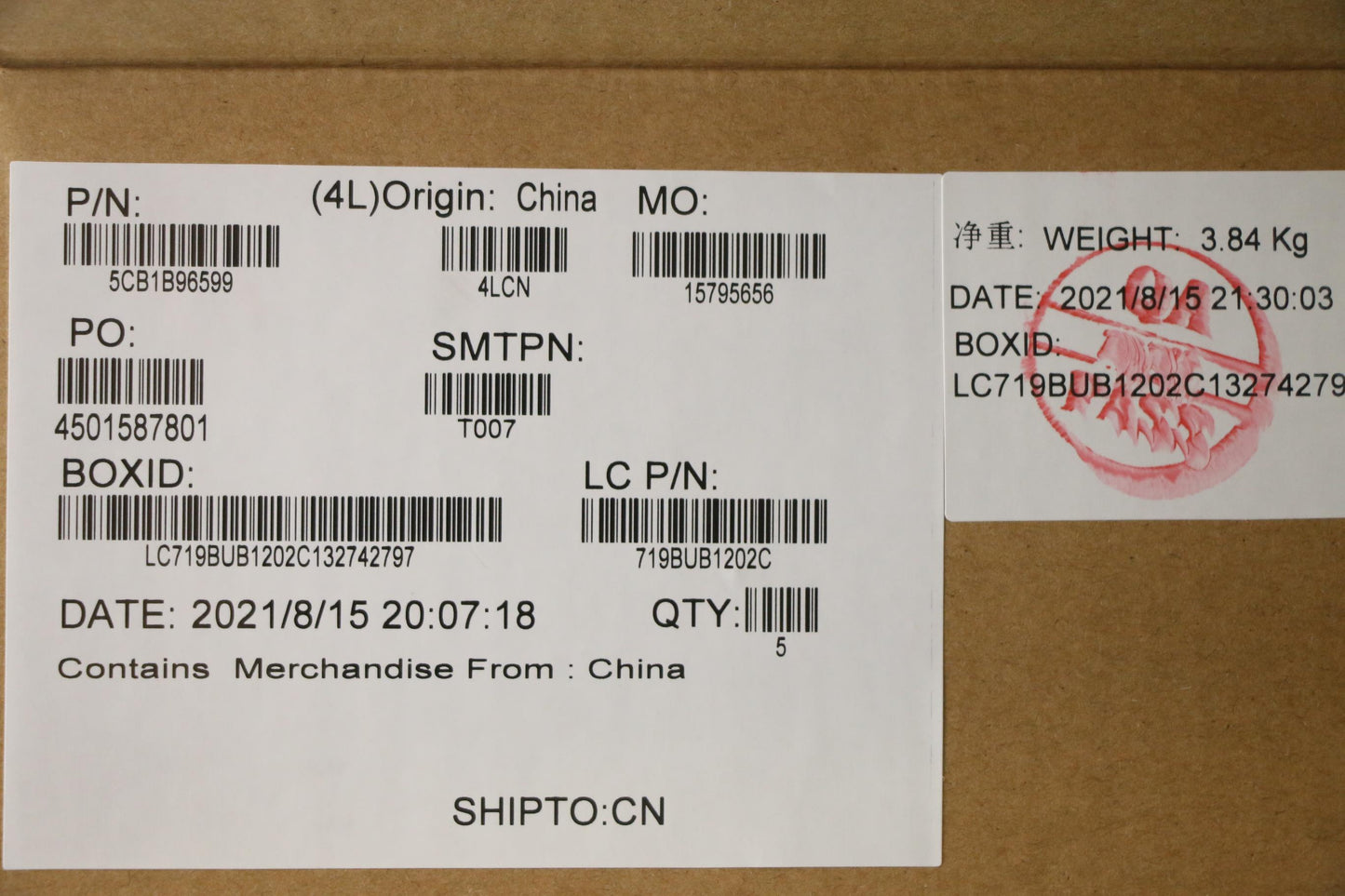 Lenovo Cover Upper Case Asm_Sws L82H9 - 5CB1B96599