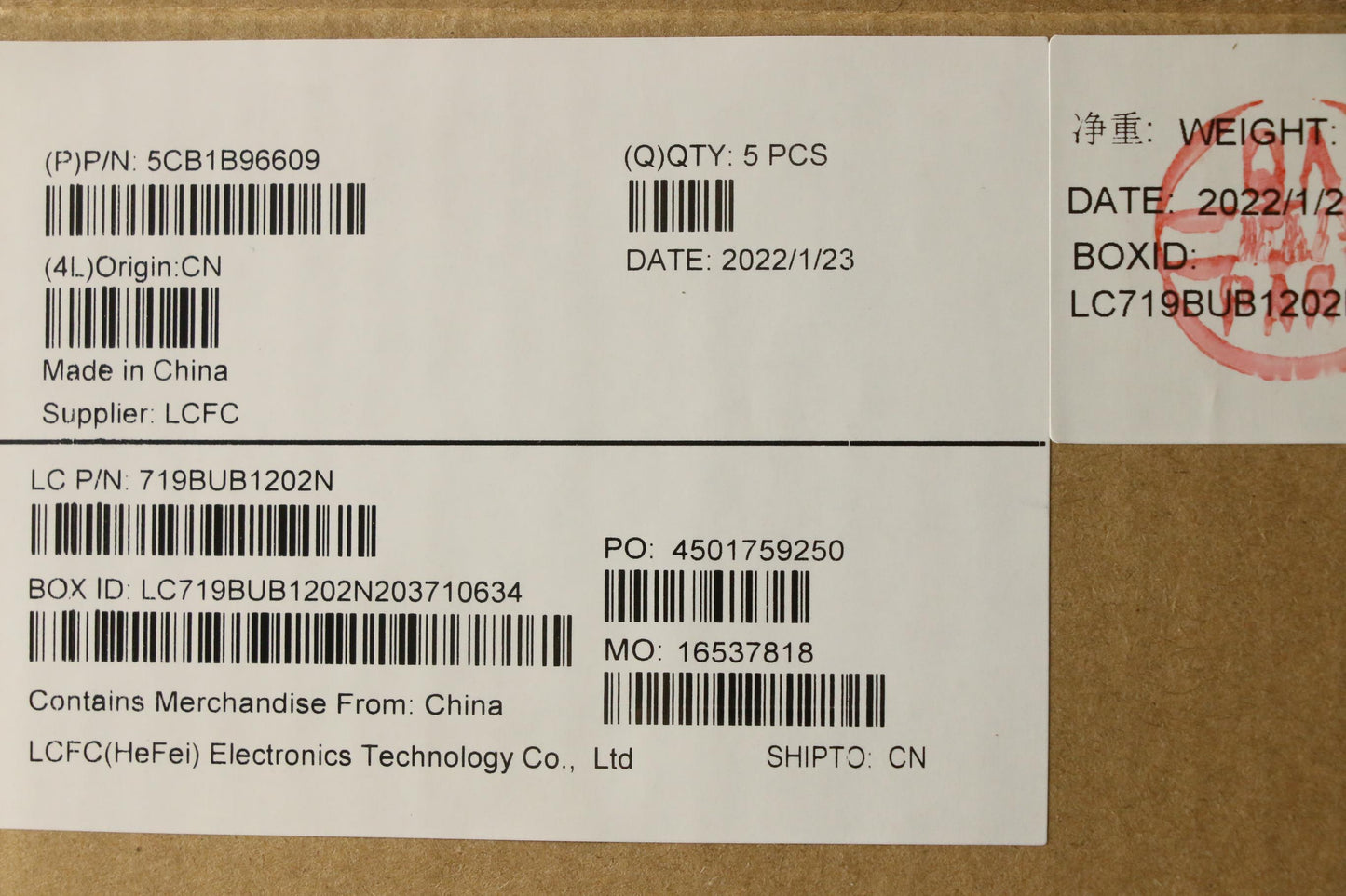 Lenovo Cover Upper Case Asm_Bel L82H9 - 5CB1B96609