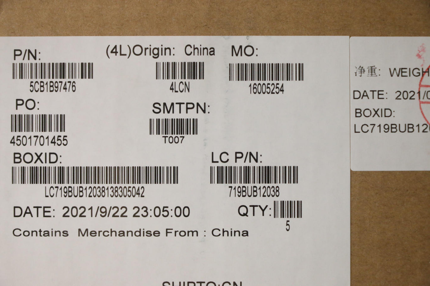 Lenovo Cover Upper Case Asm_Spa L82H9 - 5CB1B97476