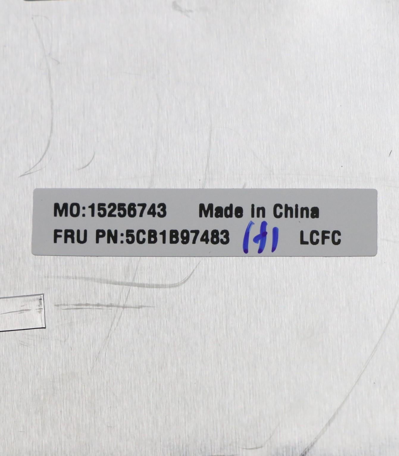 Lenovo C-Cover with Keyboard, USA English, Arctic Grey, Non-Backlit, with Fingerprint Reader - 5CB1B97483