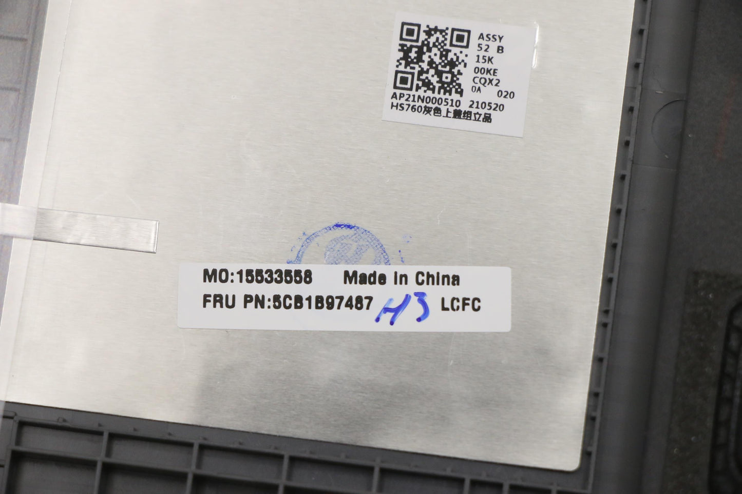 Lenovo Cover Upper Case Asm_Bel L82H9 - 5CB1B97487