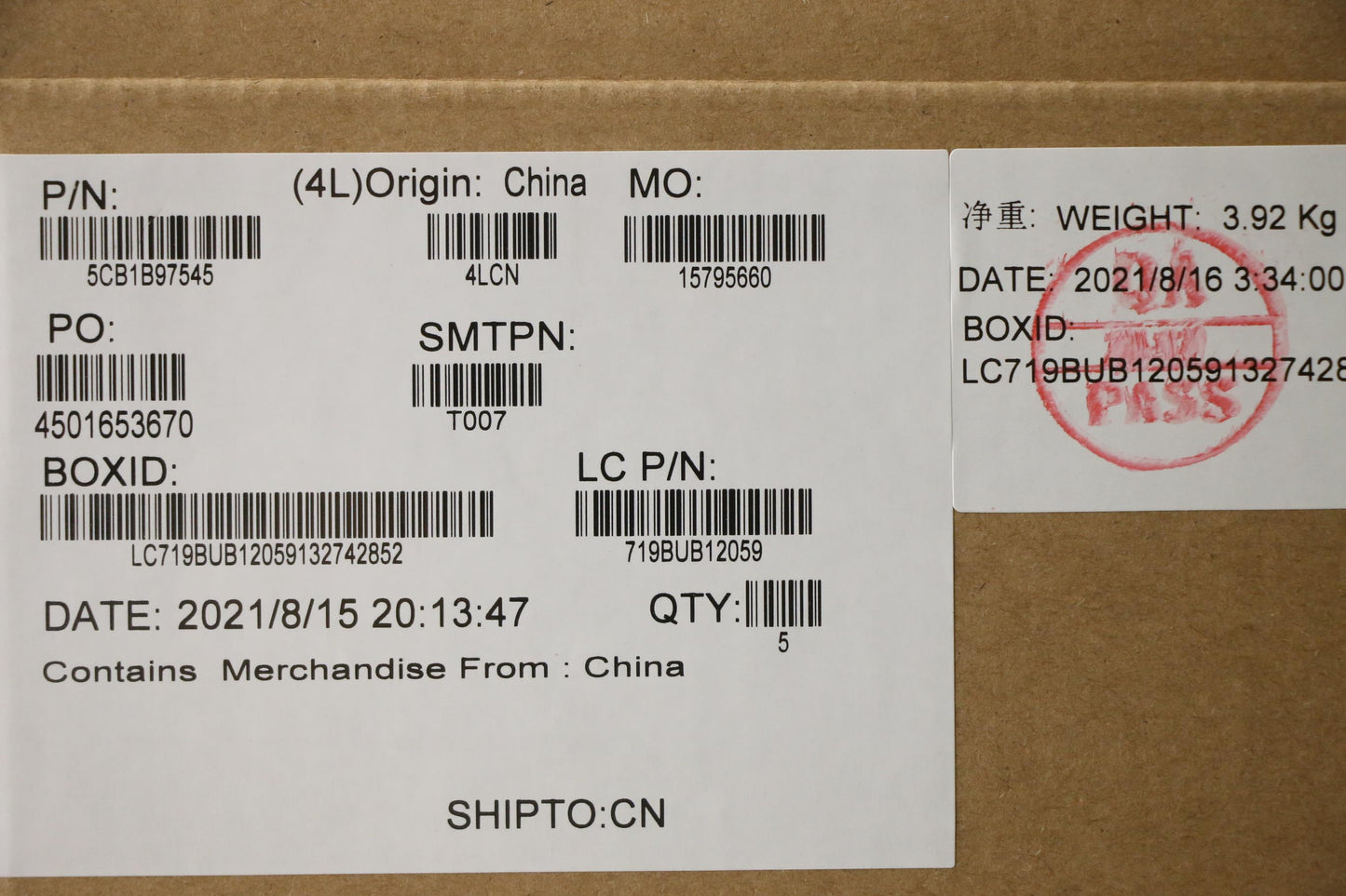 Lenovo Cover Upper Case Asm_Eng L82H9 - 5CB1B97545