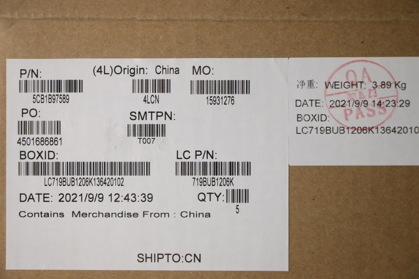 Lenovo Cover Upper Case Asm_Ita L82H9 - 5CB1B97589
