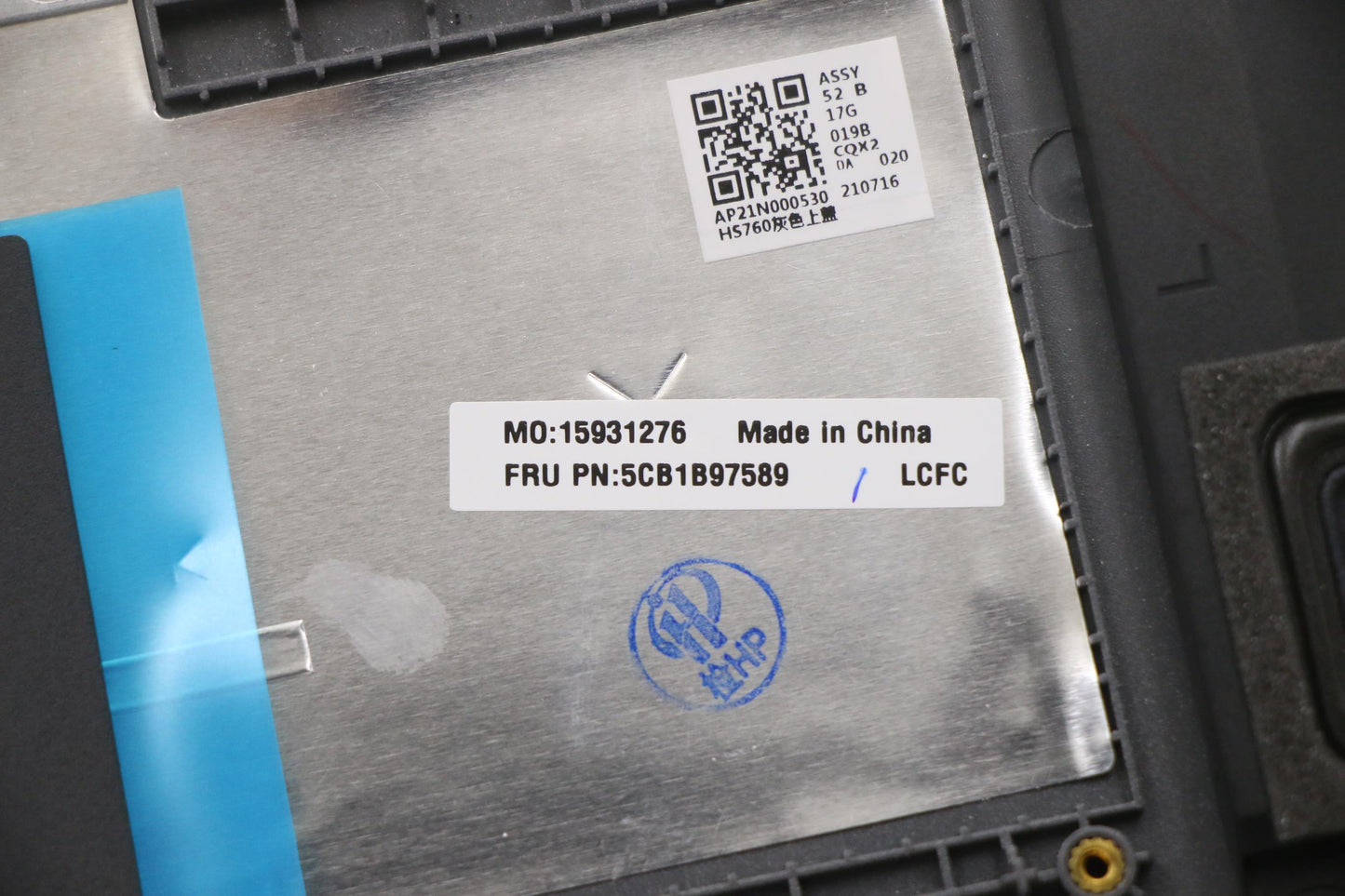 Lenovo Cover Upper Case Asm_Ita L82H9 - 5CB1B97589