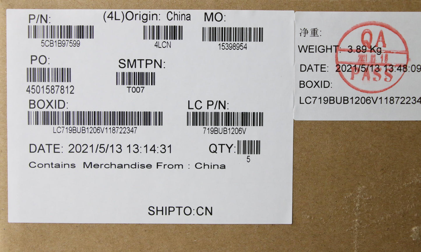 Lenovo Cover Upper Case Asm_Slv L82H9 - 5CB1B97599