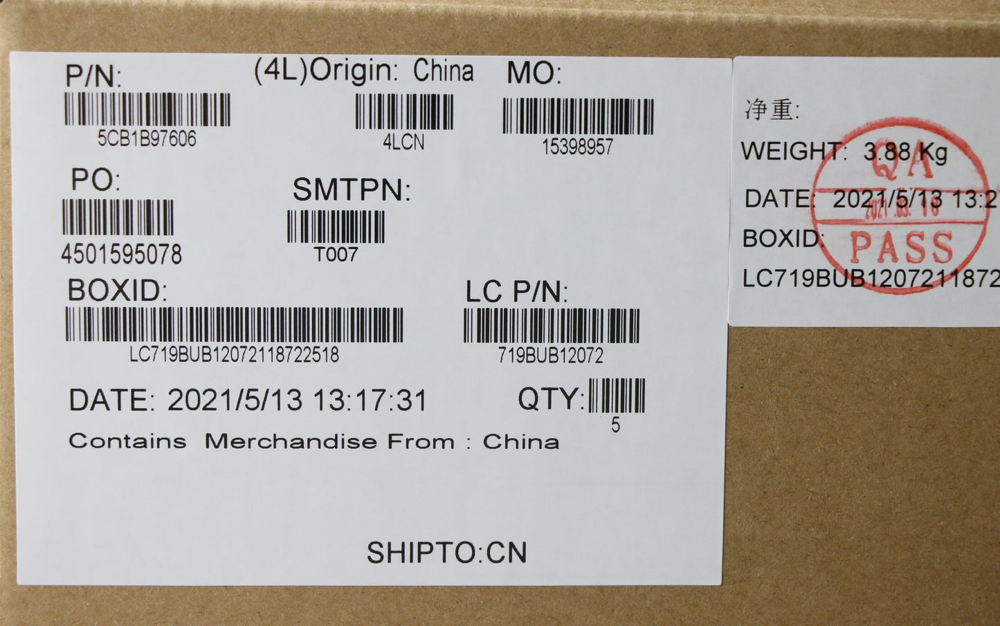 Lenovo Cover Uppercaseasm_Euroengl82H - 5CB1B97606