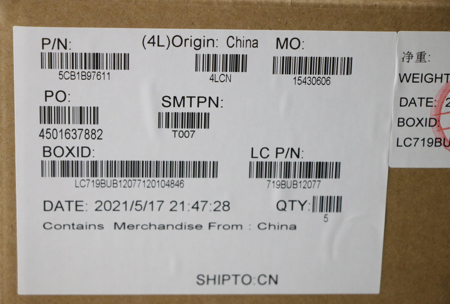 Lenovo Cover Upper Case Asm_Bel L82H9 - 5CB1B97611