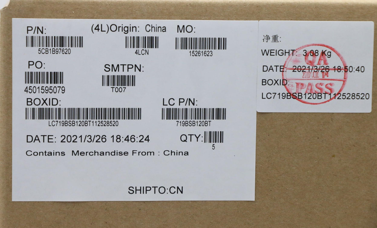 Lenovo Cover Upper Case Asm_Eng L82H7 - 5CB1B97620