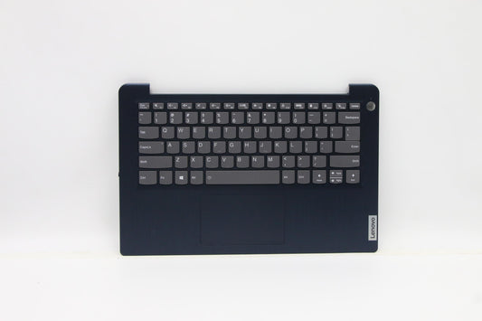 Lenovo C-Cover Assembly with Keyboard, USA English Layout, Abyss Blue, Backlit, with Fingerprint Reader - 5CB1B97646