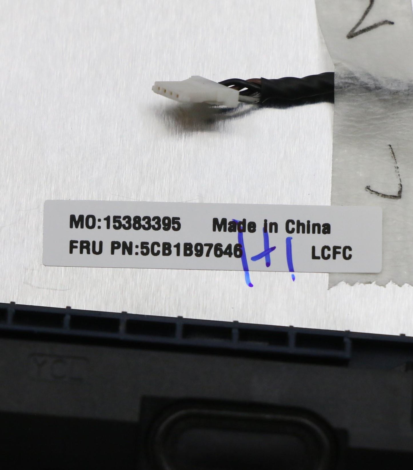 Lenovo C-Cover Assembly with Keyboard, USA English Layout, Abyss Blue, Backlit, with Fingerprint Reader - 5CB1B97646