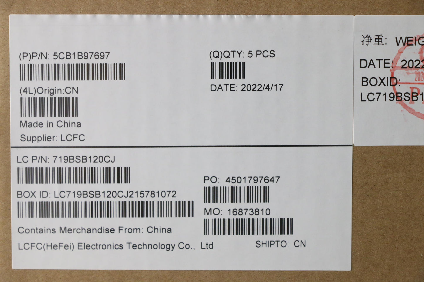 Lenovo Cover Upper Case Asm_La Spal82 - 5CB1B97697