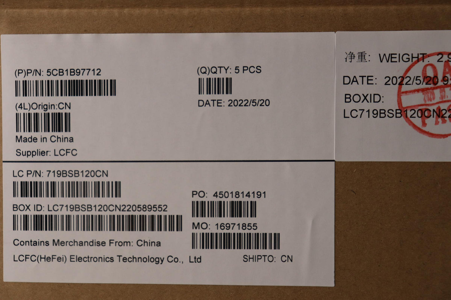 Lenovo Cover Upper Case Asm_Ita L82H7 - 5CB1B97712