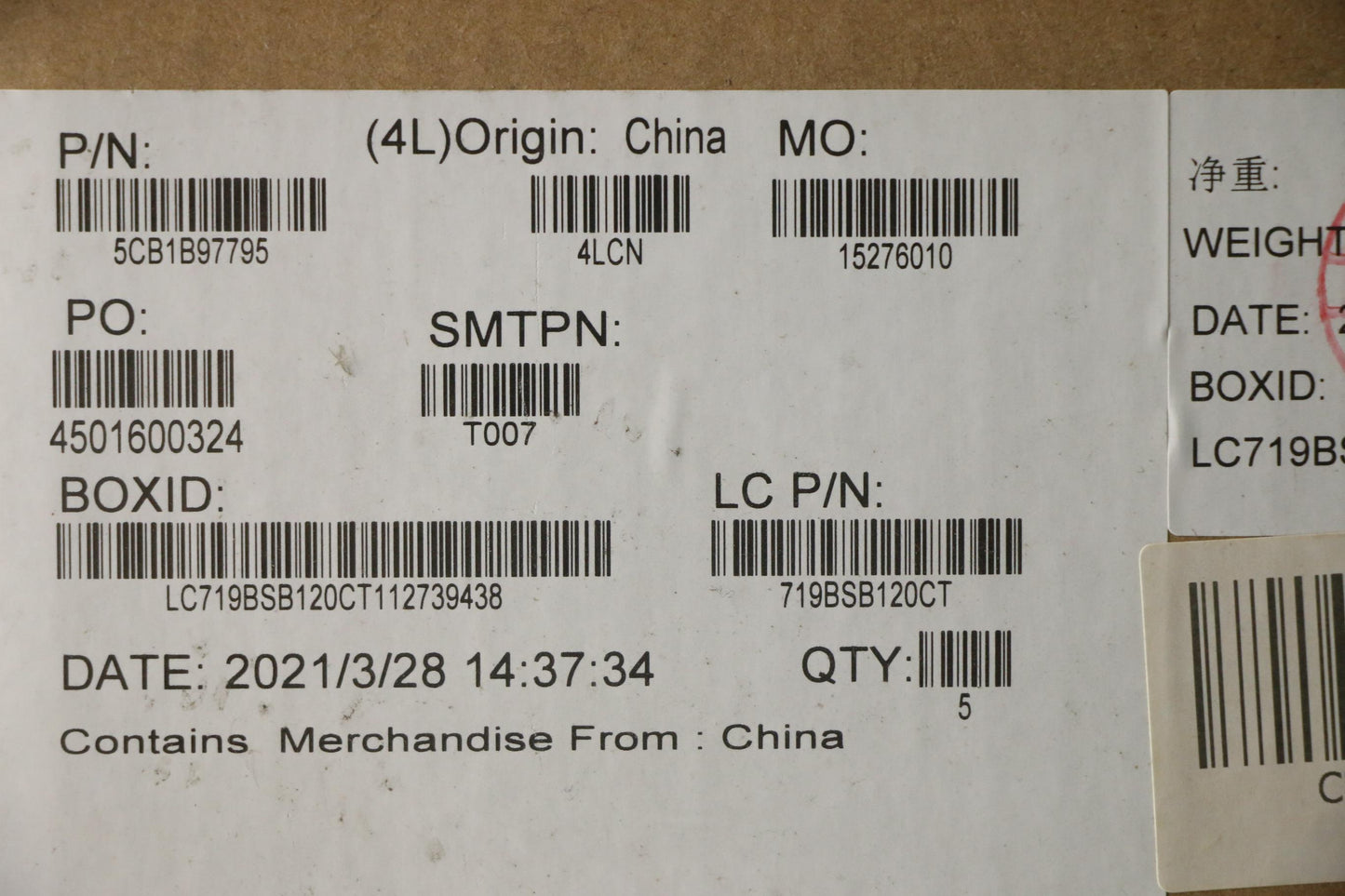 Lenovo Cover Upper Case Asm_Cze/Slkl8 - 5CB1B97795