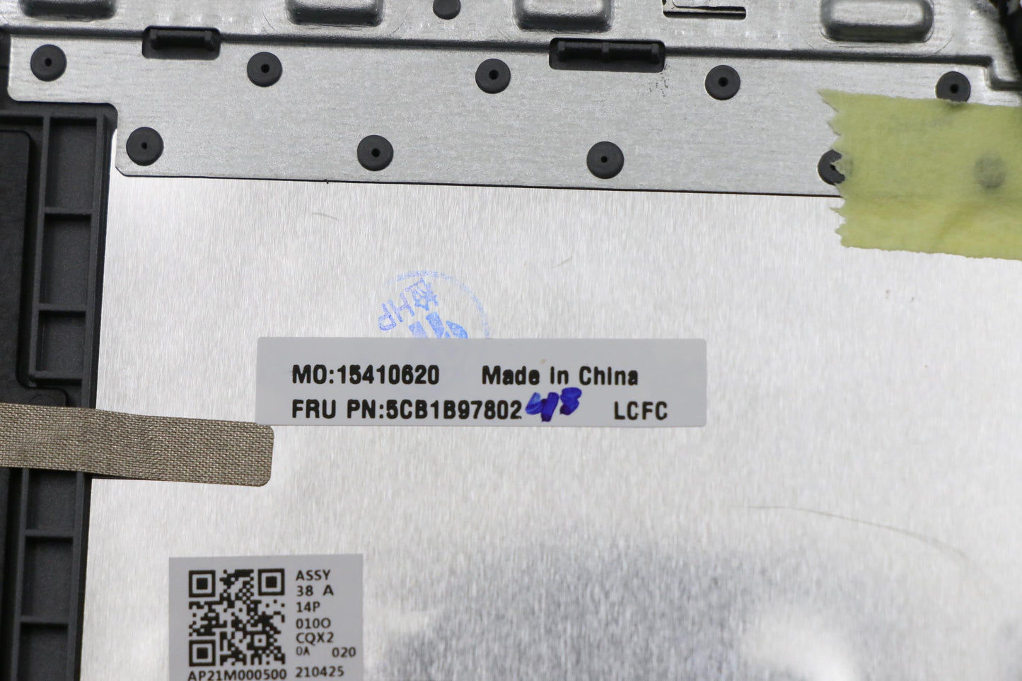 Lenovo Cover Upper Case Asm_Gre L82H7 - 5CB1B97802