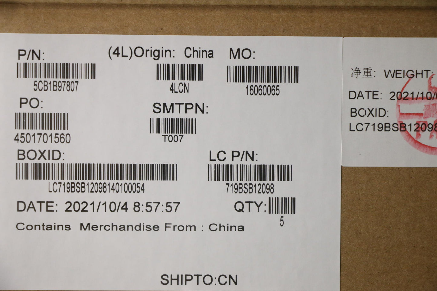 Lenovo Cover Upper Case Asm_Ita L82H7 - 5CB1B97807