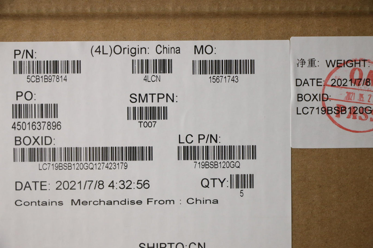 Lenovo Cover Upper Case Asm_Slv L82H7 - 5CB1B97814
