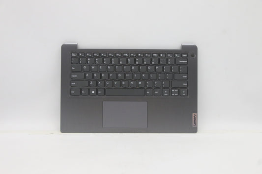Lenovo Arctic Grey Keyboard with C-Cover, USA English, Non-Backlit, with Fingerprint Sensor - 5CB1B97823