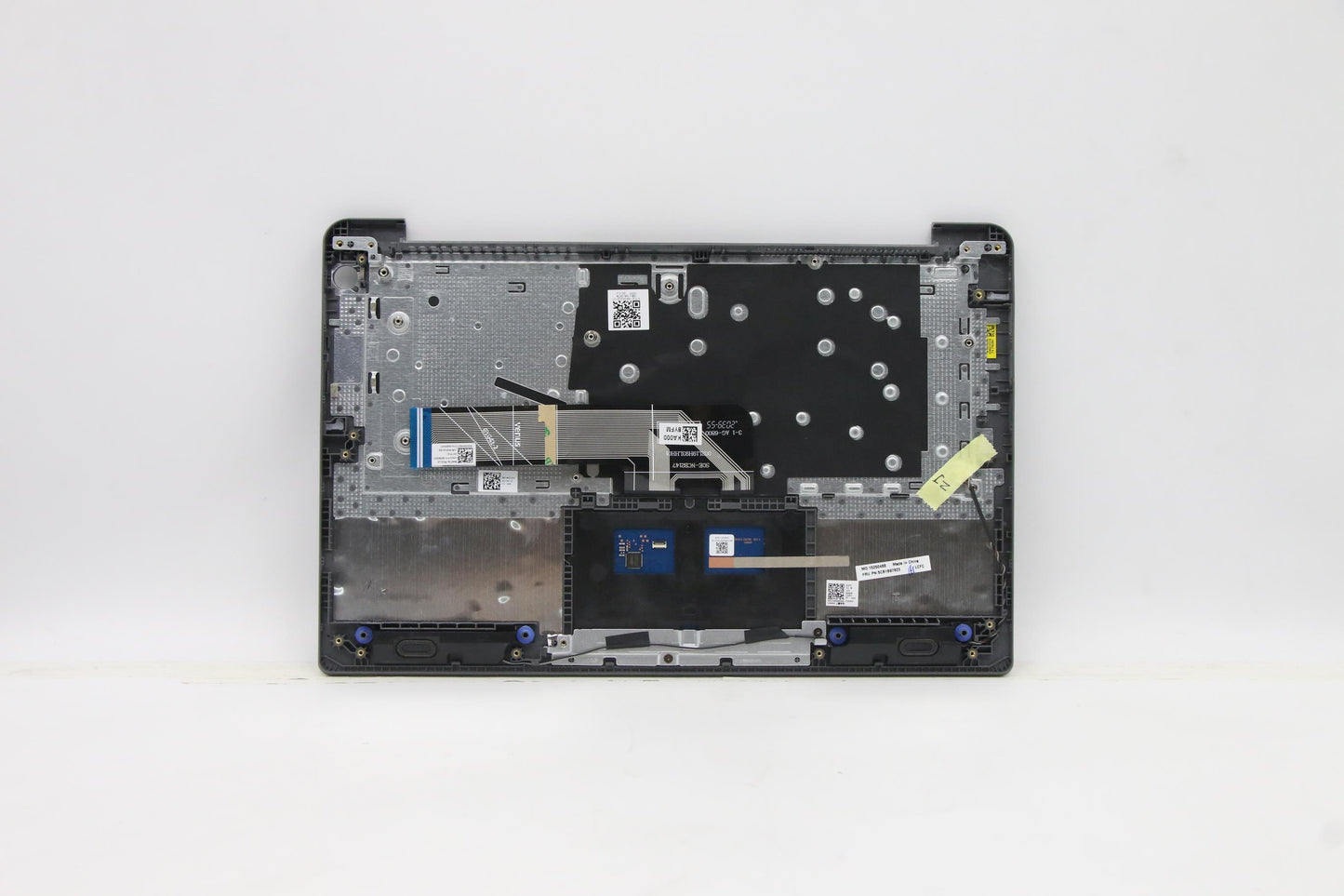 Lenovo Arctic Grey Keyboard with C-Cover, USA English, Non-Backlit, with Fingerprint Sensor - 5CB1B97823