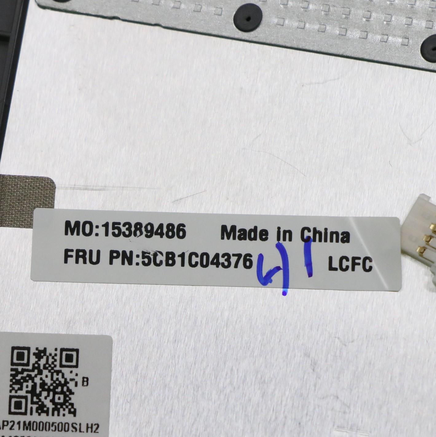 Lenovo Cover Upper Case Asm_Ger L82H7 - 5CB1C04376