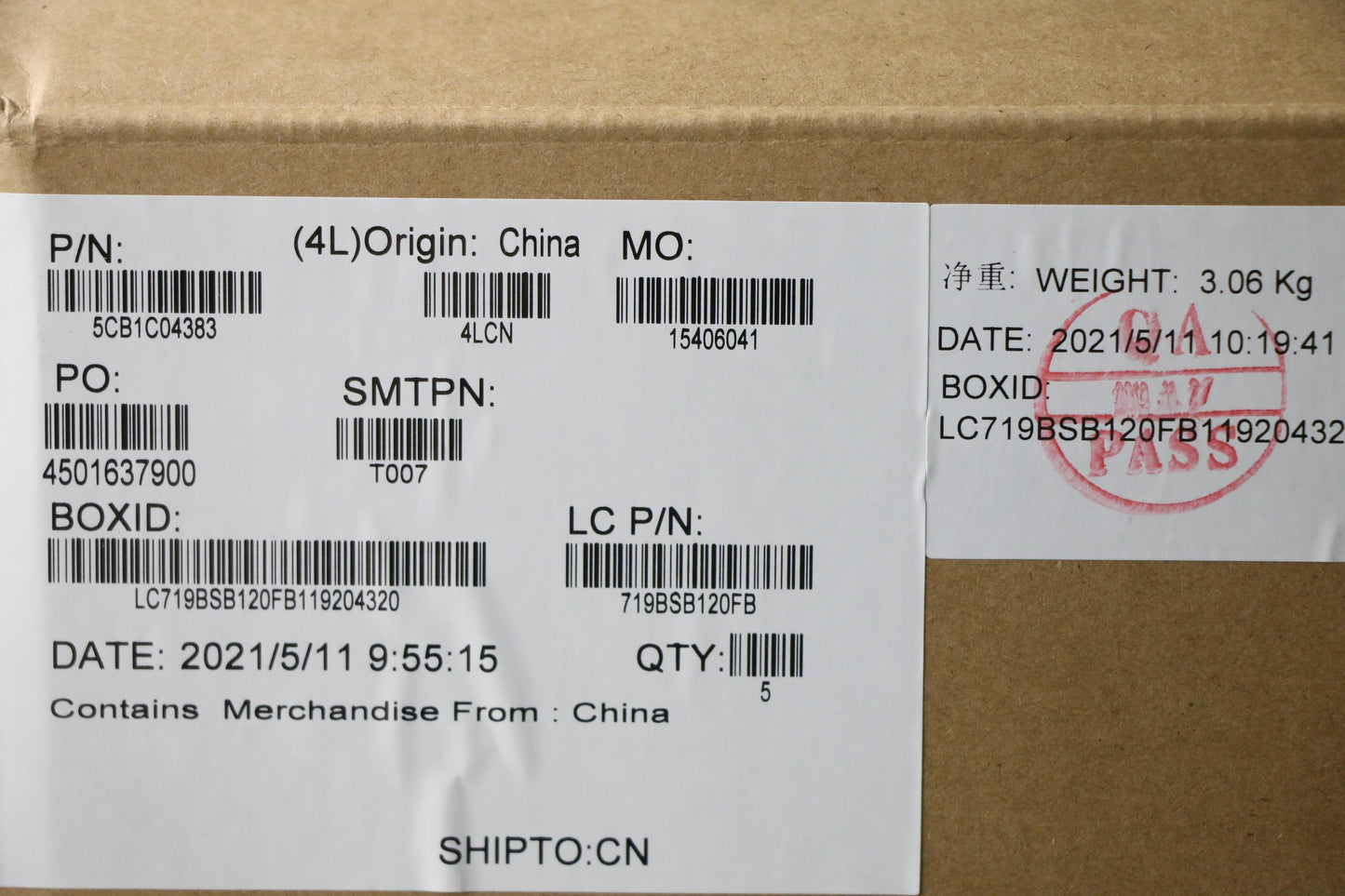 Lenovo Cover Upper Case Asm_Bel L82H7 - 5CB1C04383