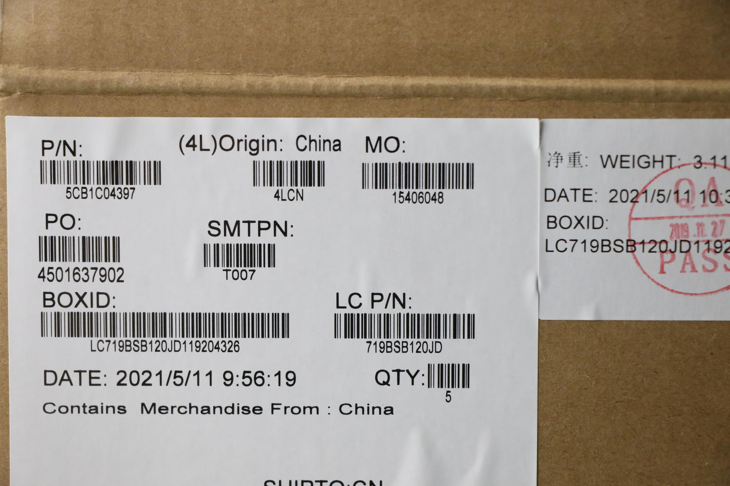 Lenovo Cover Upper Case Asm_Bul L82H7 - 5CB1C04397