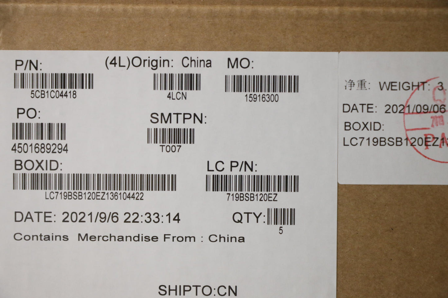 Lenovo Cover Upper Case Asm_Spa L82H7 - 5CB1C04418