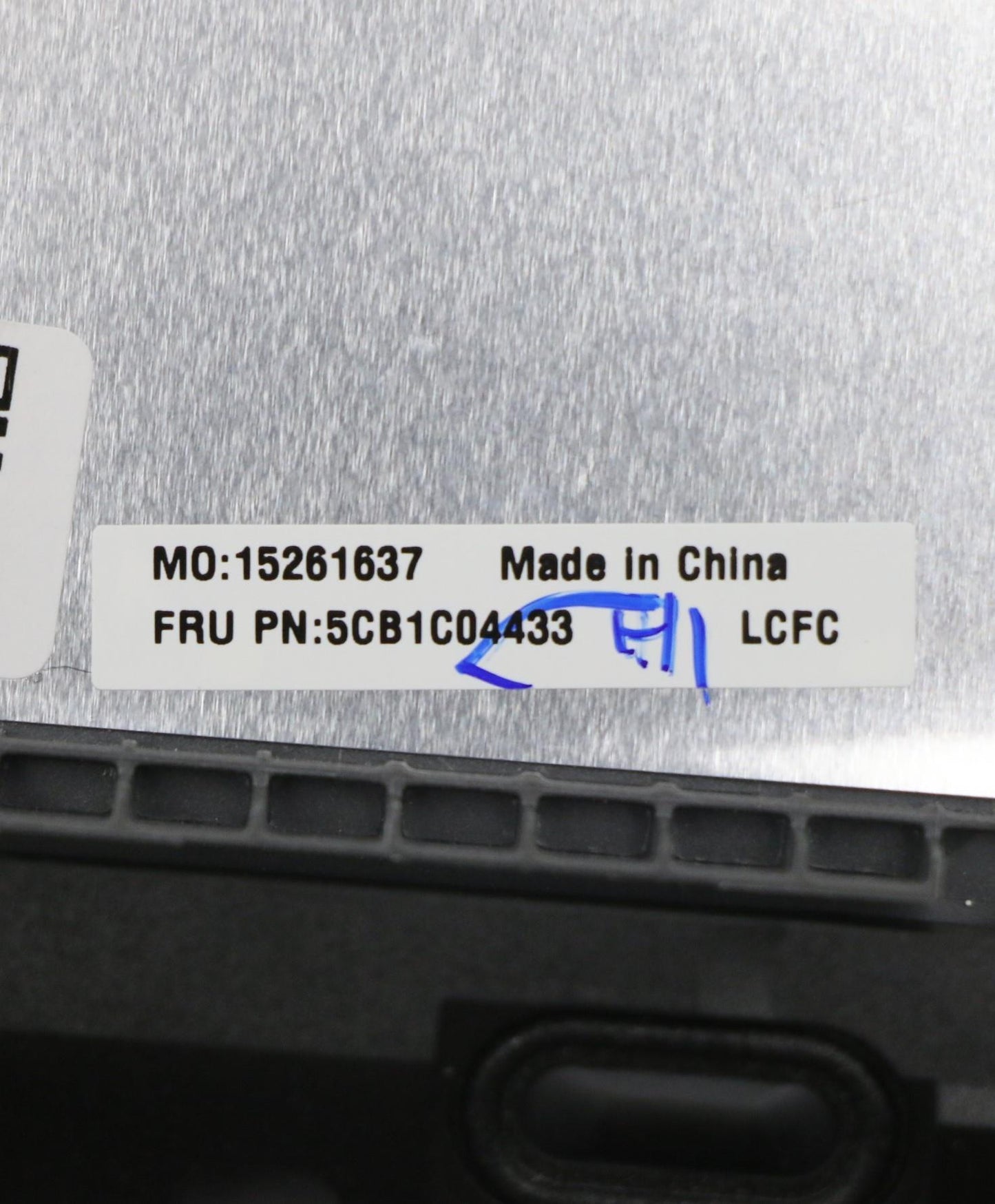 Lenovo Cover Upper Case Asm_Laspal82H - 5CB1C04433