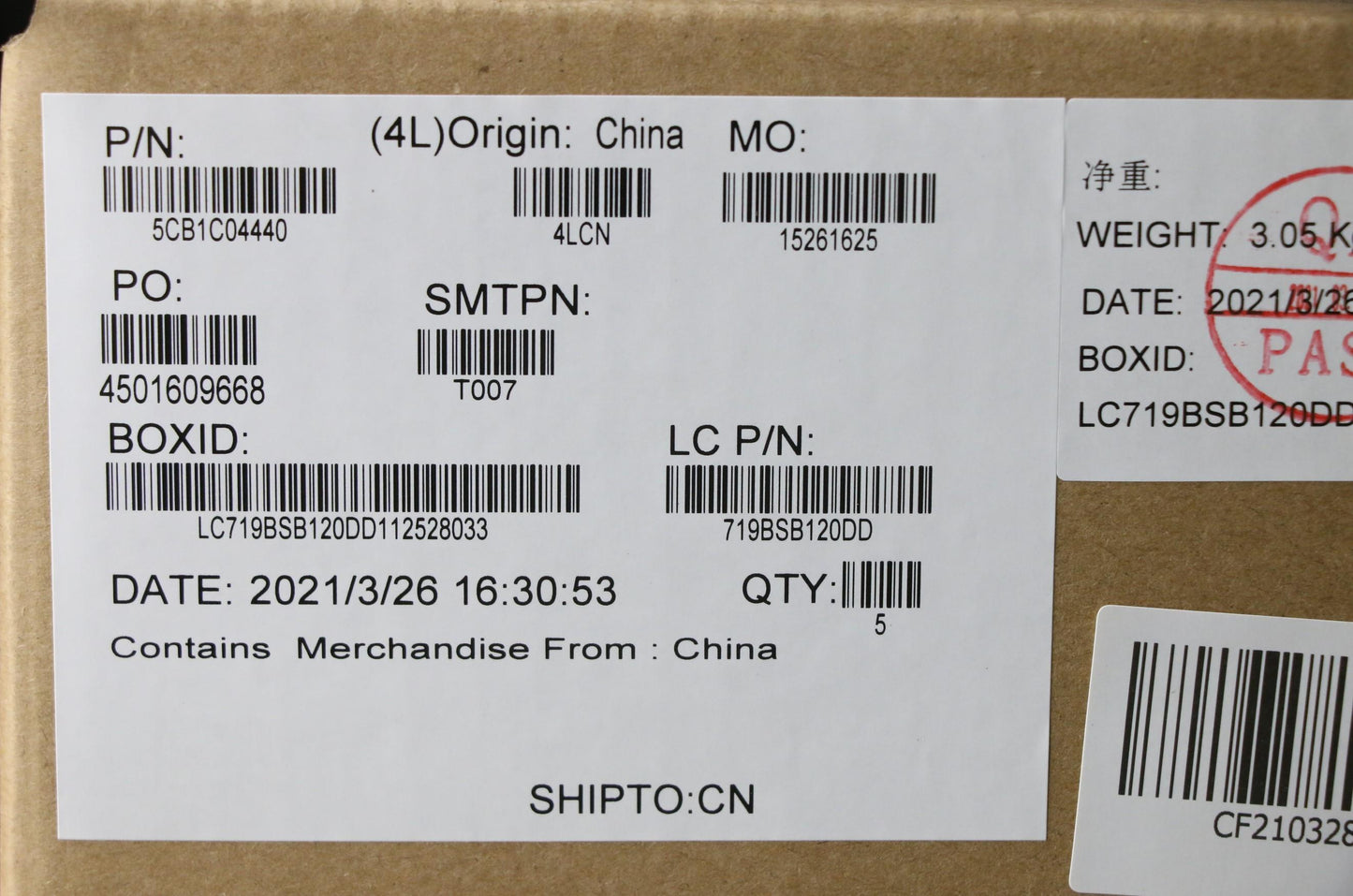 Lenovo Cover Upper Case Asm_Ara L82H7 - 5CB1C04440