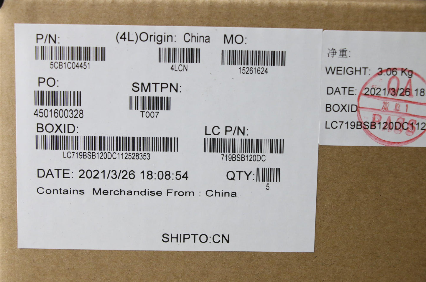 Lenovo Cover Uppercaseasm_Cze/Slkl82H - 5CB1C04451