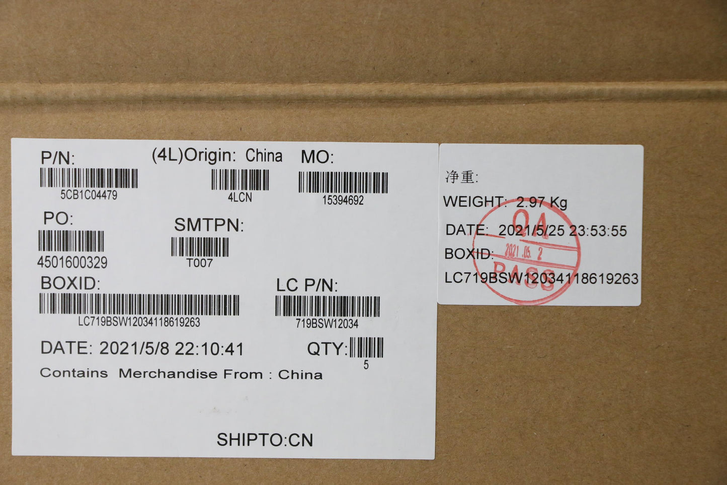 Lenovo Cover Upper Case Asm_Cze/Slkl8 - 5CB1C04479
