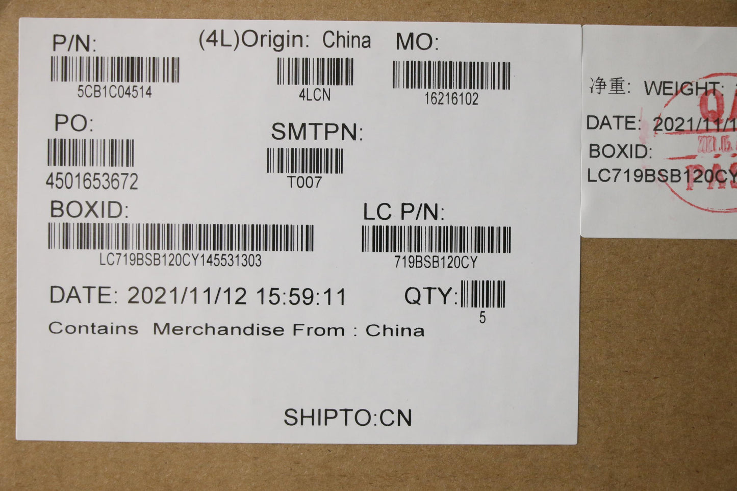 Lenovo Cover Upper Case Asm_La Spal82 - 5CB1C04514